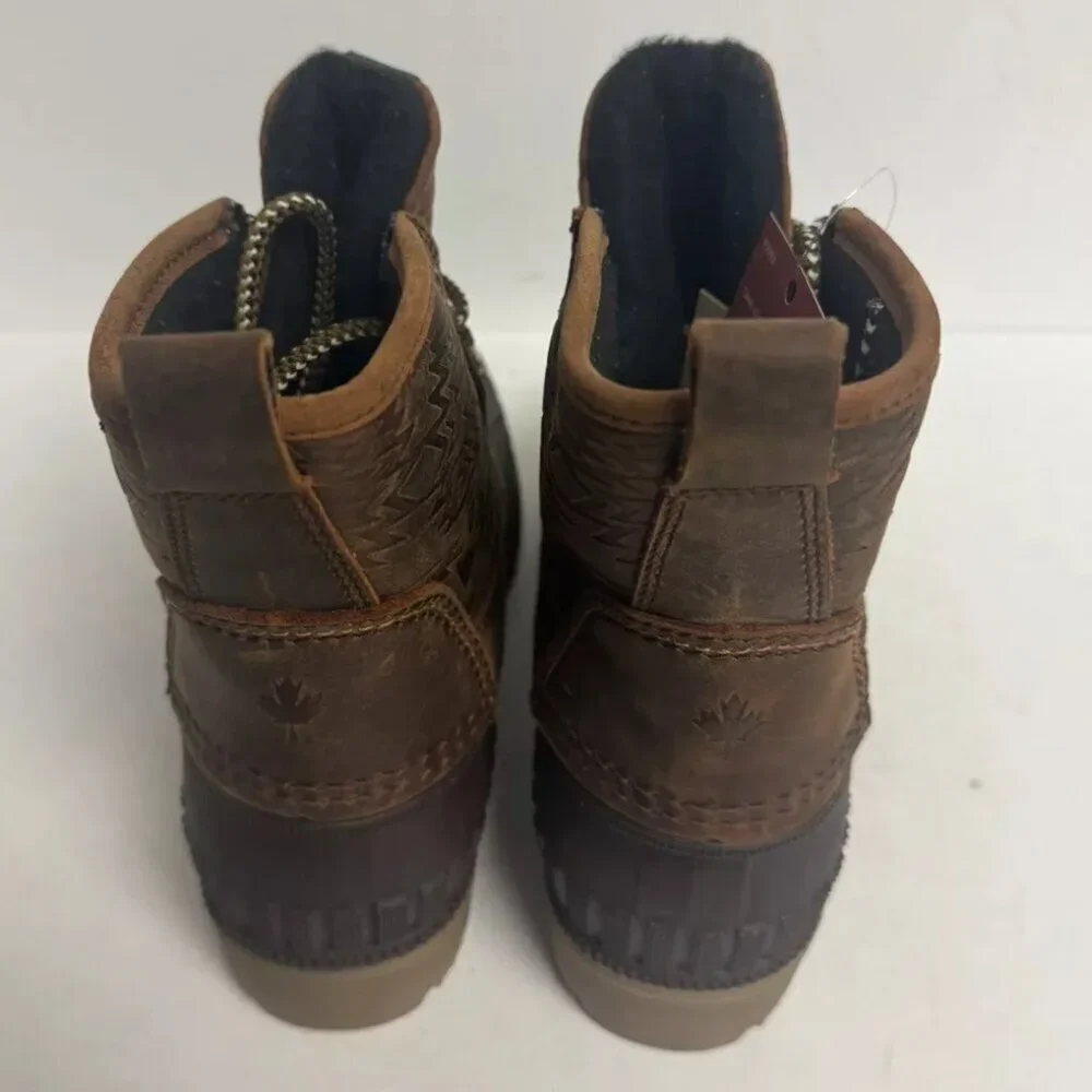Kamik Womens Sienna Mid Waterproof Boots Brown Size 5 M